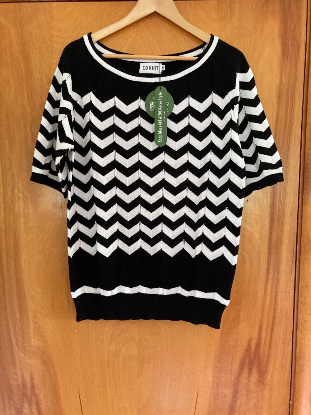 Women's OXKNIT Lightweight Knit Tee, Size XL, NWT